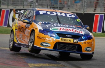 Will Davison was fastest in the morning warm-up