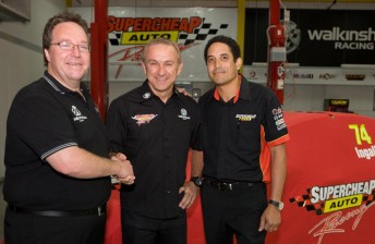 Russell Ingall (centre) confirmed his switch to Walkinshaw Racing in November this year