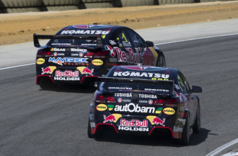 Lowndes chases Triple Eight team-mate Whincup