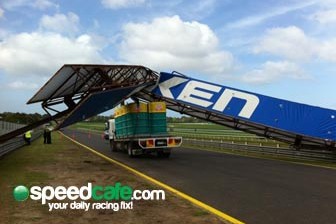 The shit has hit the bridge, you might say!