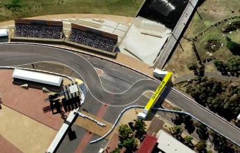 This rendered pic of the chicane illustrates how tight the turns two/three/four corners are