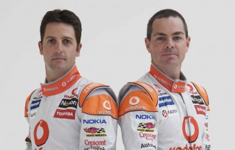 Jamie Whincup and Craig Lowndes