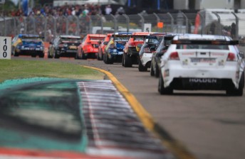 The V8 Supercars in action last weekend