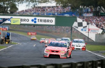 The V8 Supercars last raced at Pukekohe in 2007