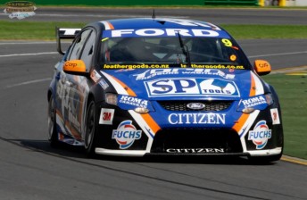 The SP Tools Falcon won Race 4 at Albert Park