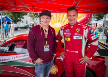 Mika Salo and Toni Vilander (right) will be reunited at the Bathurst 12 Hour