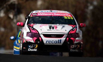 David Wall drove with Leanne Tander in the #333 Wilson Security Racing Ford Falcon at Bathurst last year