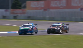 Waters and Walsh clash at Turn 5