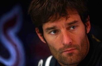 Mark Webber topped Practice 1 in Melbourne