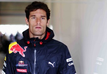 Australian F1 driver Mark Webber