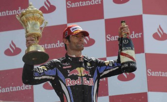 Mark Webber won the British Grand Prix