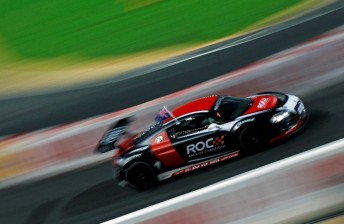 Whincup wheels the Audi R8 LMS around the tight ROC course