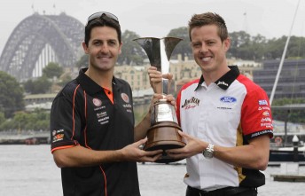 Jamie Whincup and James Courtney