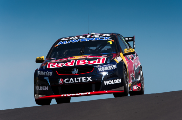 Jamie Whincup ended Thursday practice 15th on the time sheets