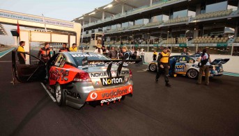 Whincup squared off against Winterbottom at Yas Marina last month
