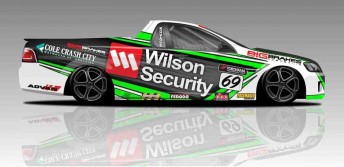 The #69 Wilson Security Racing V8 Ute of Charlie Kovacs