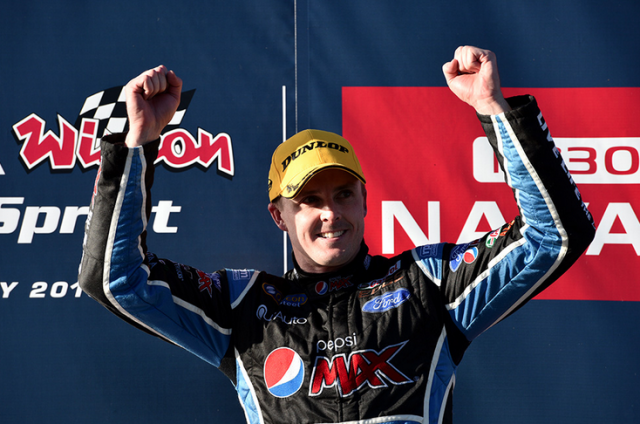 Winterbottom on the Race 12 podium