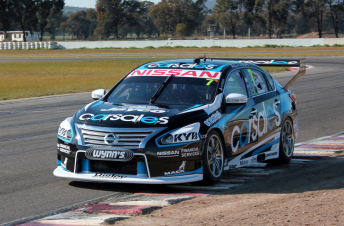 Alex Buncombe aboard the Carsales Nissan