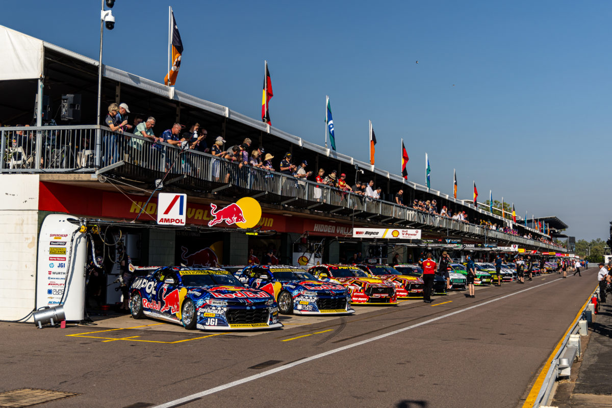 DJR and Triple Eight already have their full-time entries next to each other in pit lane, but their wildcards will share a boom at the Bathurst 1000. Image: InSyde Media