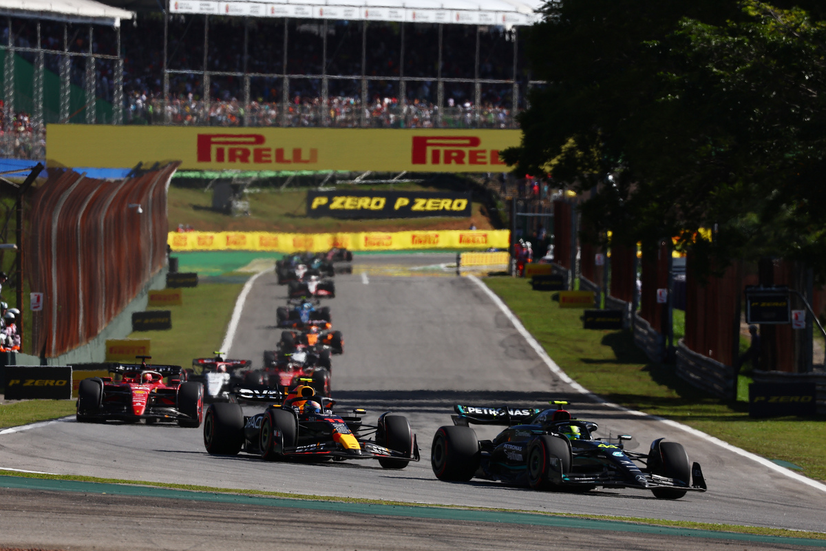 Sergio Perez has suggested F1 employ reverse grids for Sprints in future. Image: Coates / XPB Images