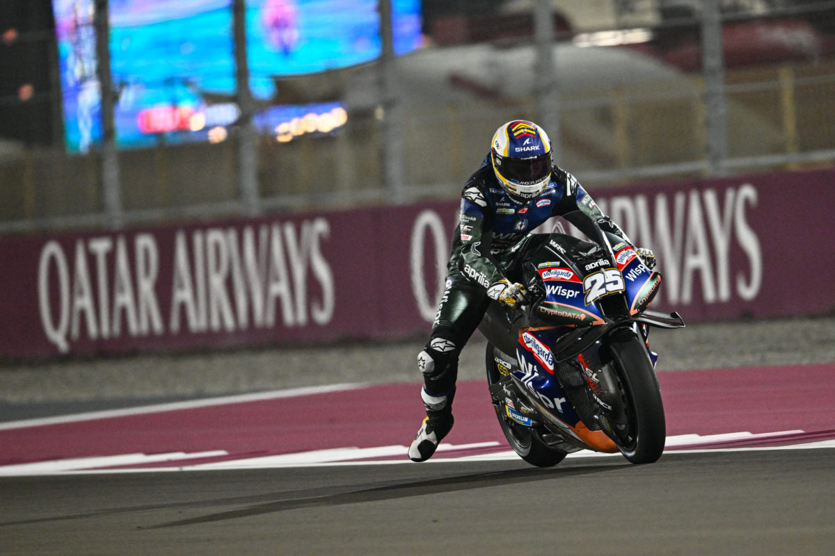 Raul Fernandez was fastest in Qatar MotoGP Practice. Image: Supplied