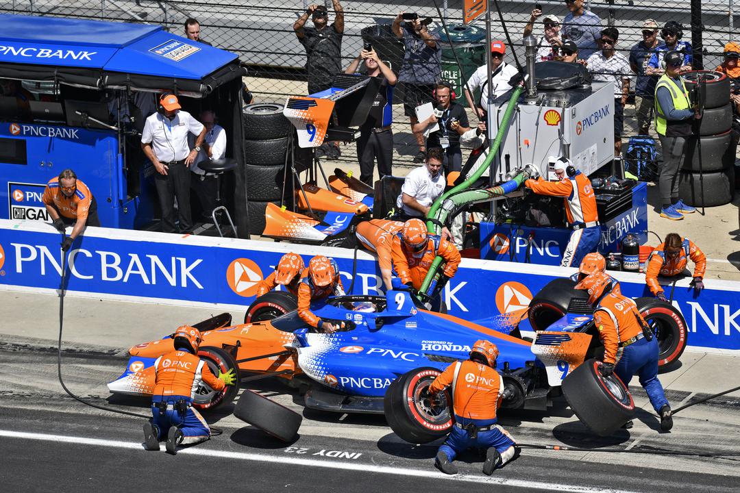 Strategy was key to Scott Dixon's win, even if it was triggered in unfortunate fashion. Image: Penske Entertainment