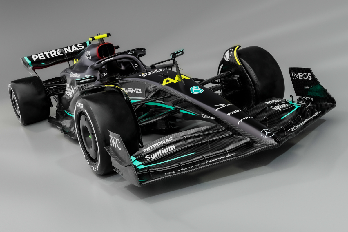 Mercedes back in black