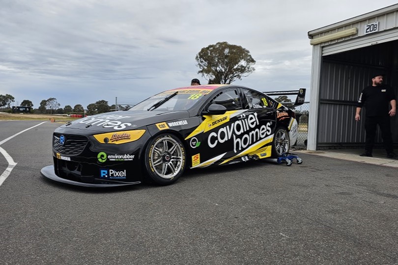 The Matt Chahda Motorsport entry at a Winton test day. Image: Supplied