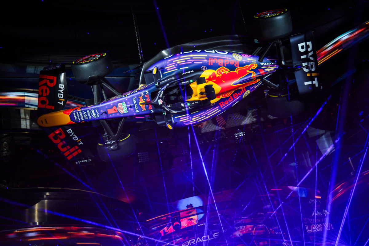 Red Bull unveiled a special livery ahead of this weekend's Las Vegas Grand Prix