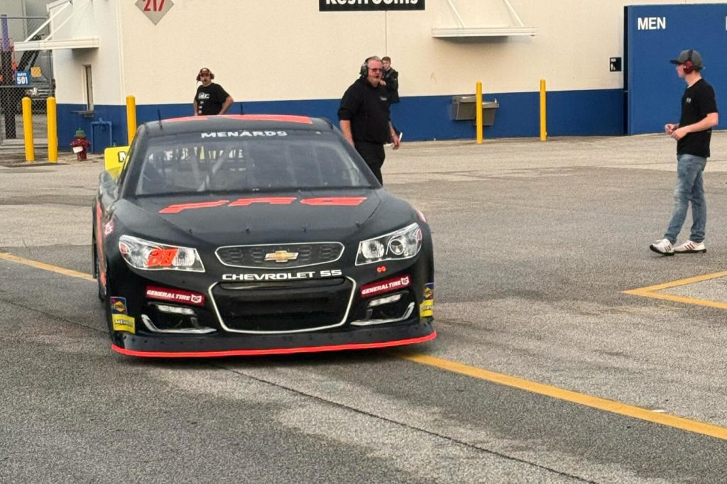 Shane van Gisbergen completed his first day of superspeedway testing in this Chevrolet SS. Image: Pinnacle Racing Group Facebook