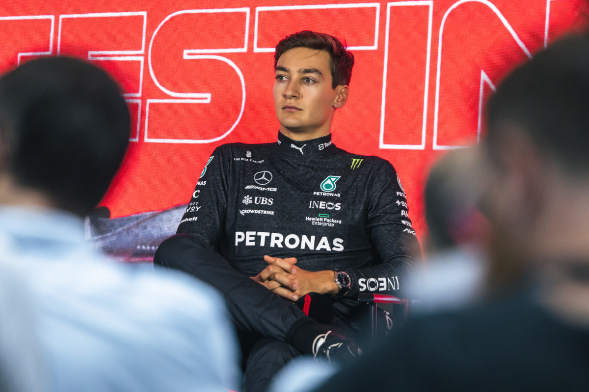 George Russell does not feel Mercedes is in the running for the win in Bahrain next weekend