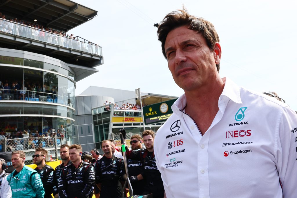 Toto Wolff is adamant he will not be stepping back at Mercedes any time soon.