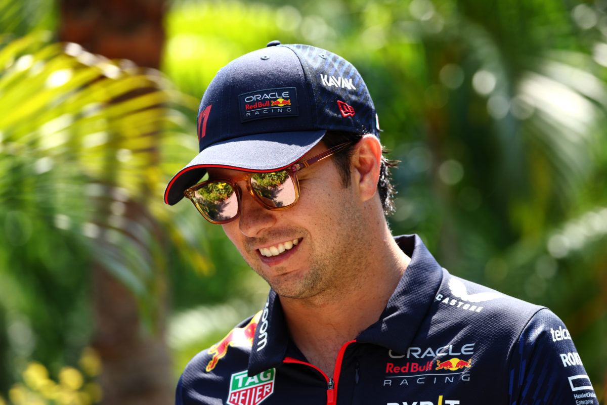 Sergio Perez has laughed off suggestions he is to soon announce his retirement from F1 this season