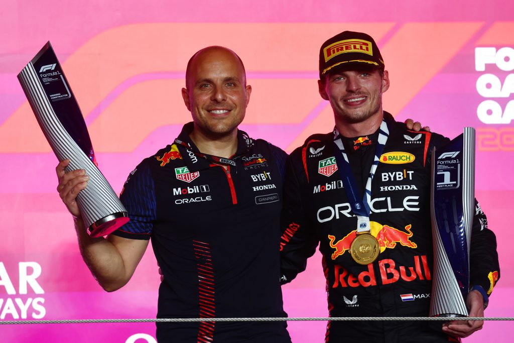 Gianpiero Lambiase has had to maintain a level-headed relationship with Max Verstappen