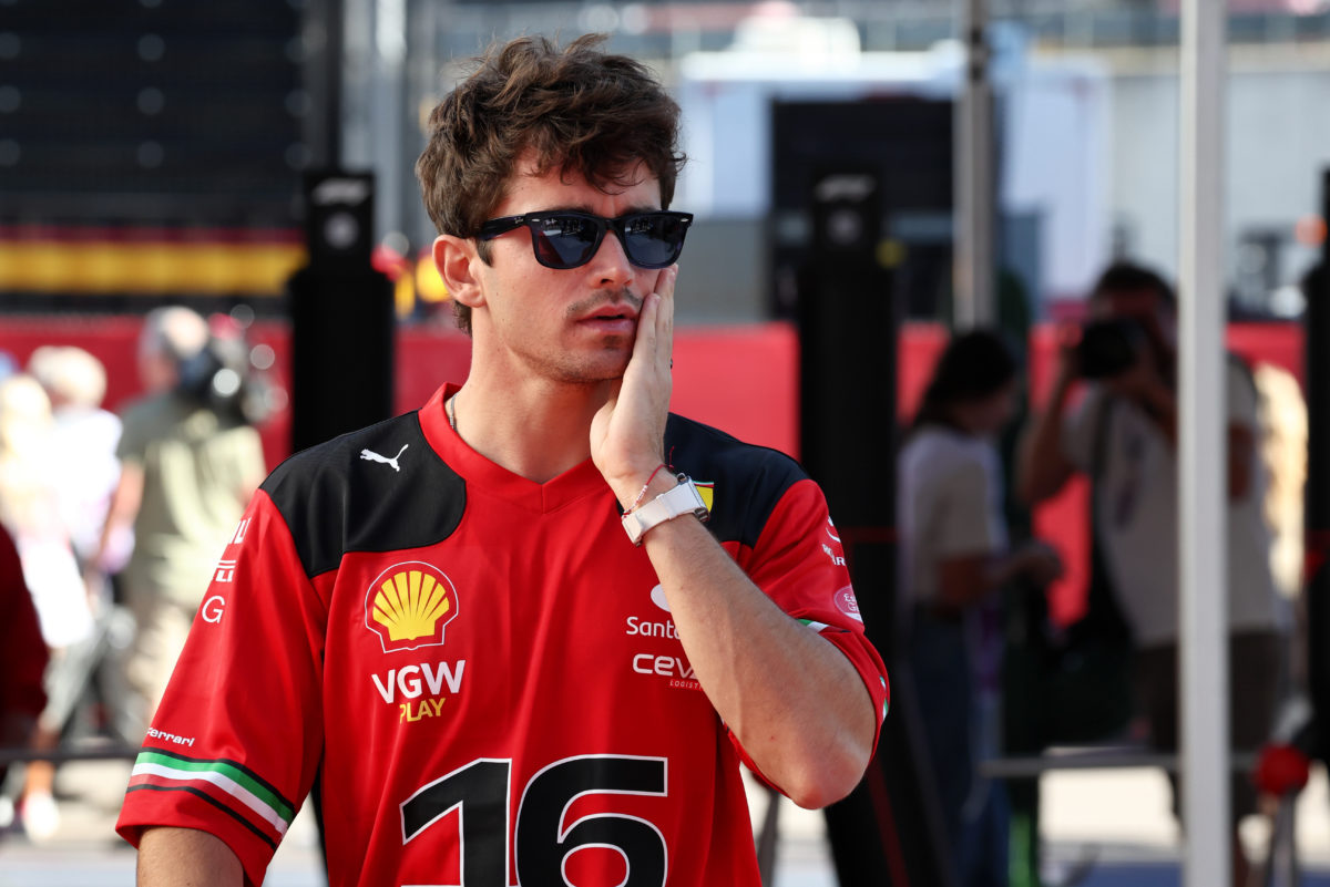 Charles Leclerc's DQ from the USGP came as "a big surprise".