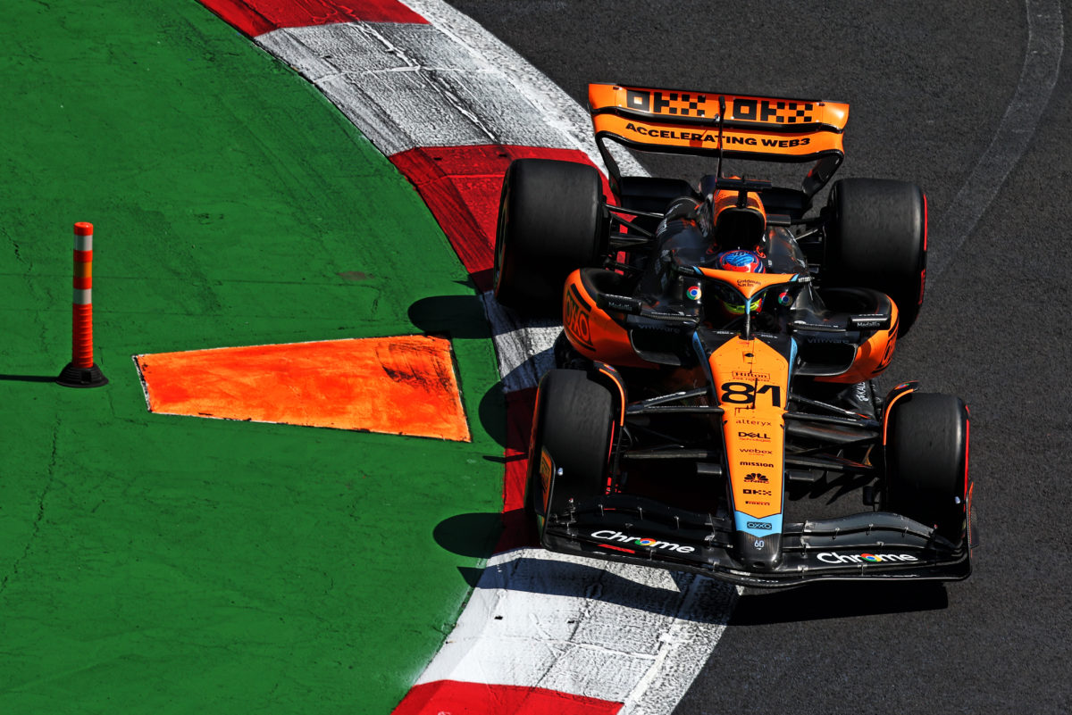 McLaren is looking into how qualifying for the Mexico City GP slipped away for Oscar Piastri due to a lack of grip in Q3. Image: James Moy/XPB