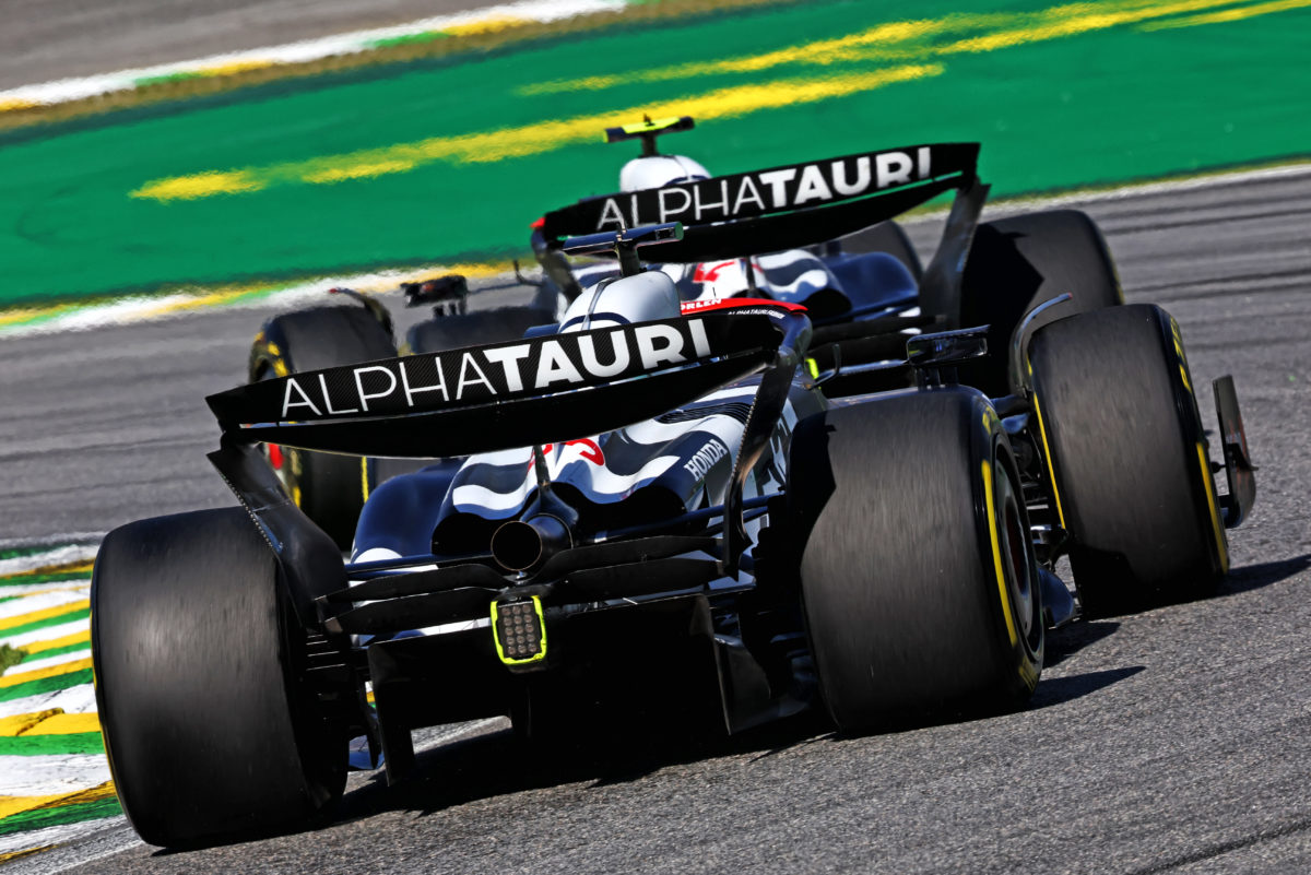 Scuderia AlphaTauri's new F1 name and logo have been revealed. Image: XPB Images 