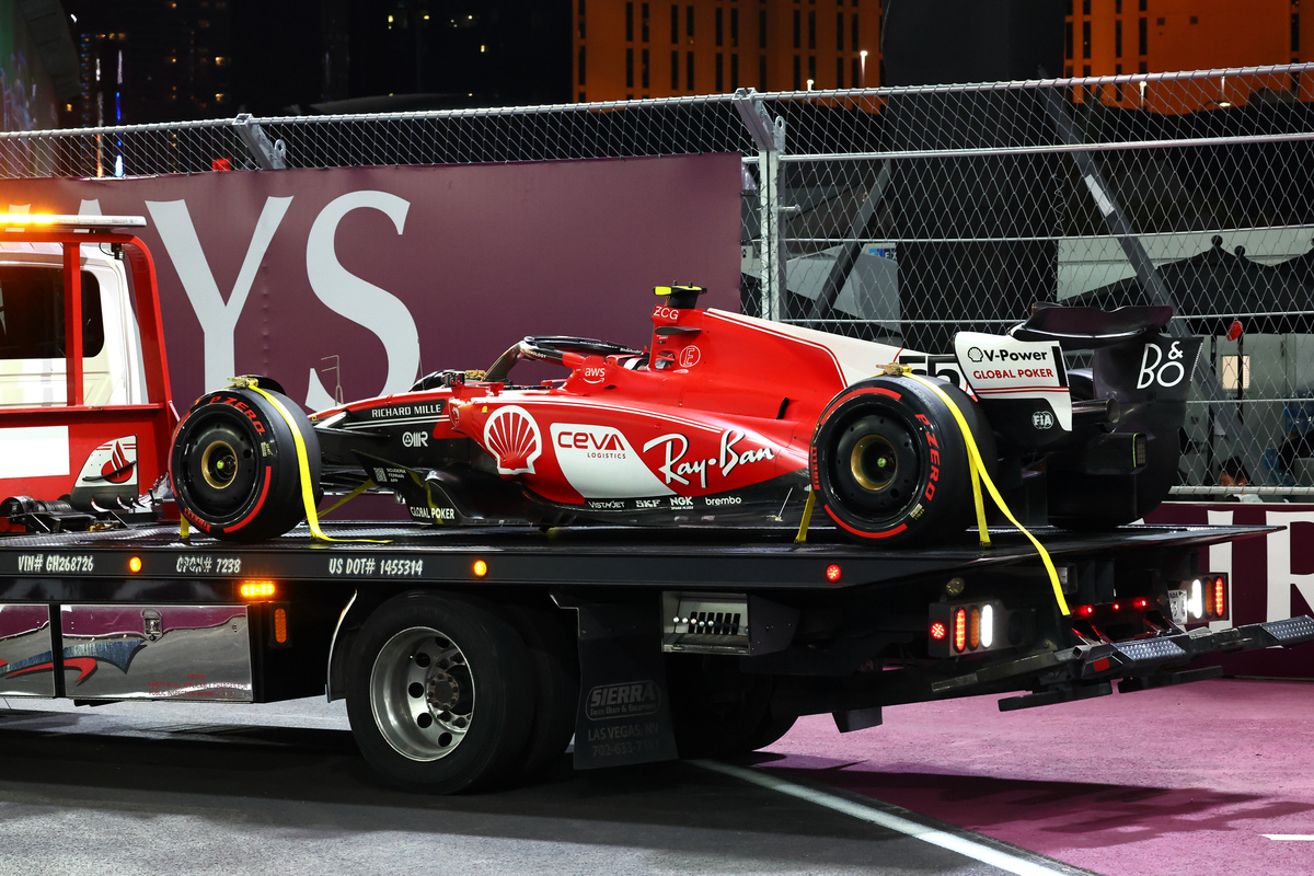 Ferrari had a fast but frustrating Thursday in Las Vegas. Image: XPB Images