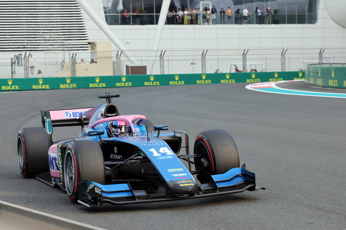 Jack Doohan qualified on pole for Sunday's F2 Feature race. Image: XPB Images