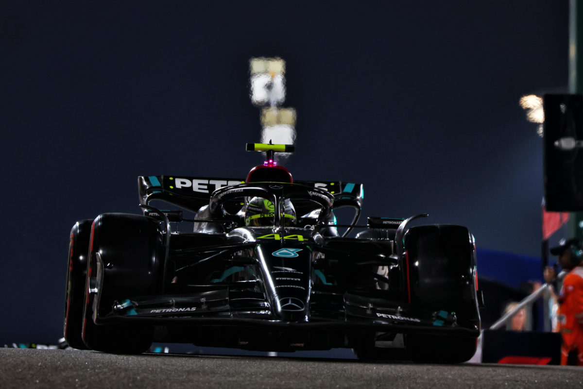 Lewis Hamilton came close to retiring his Mercedes from the Abu Dhabi GP with a brake issue